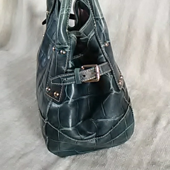 Authentic Dooney & Bourke Annalisa croc satchel - Picture 4 of 8